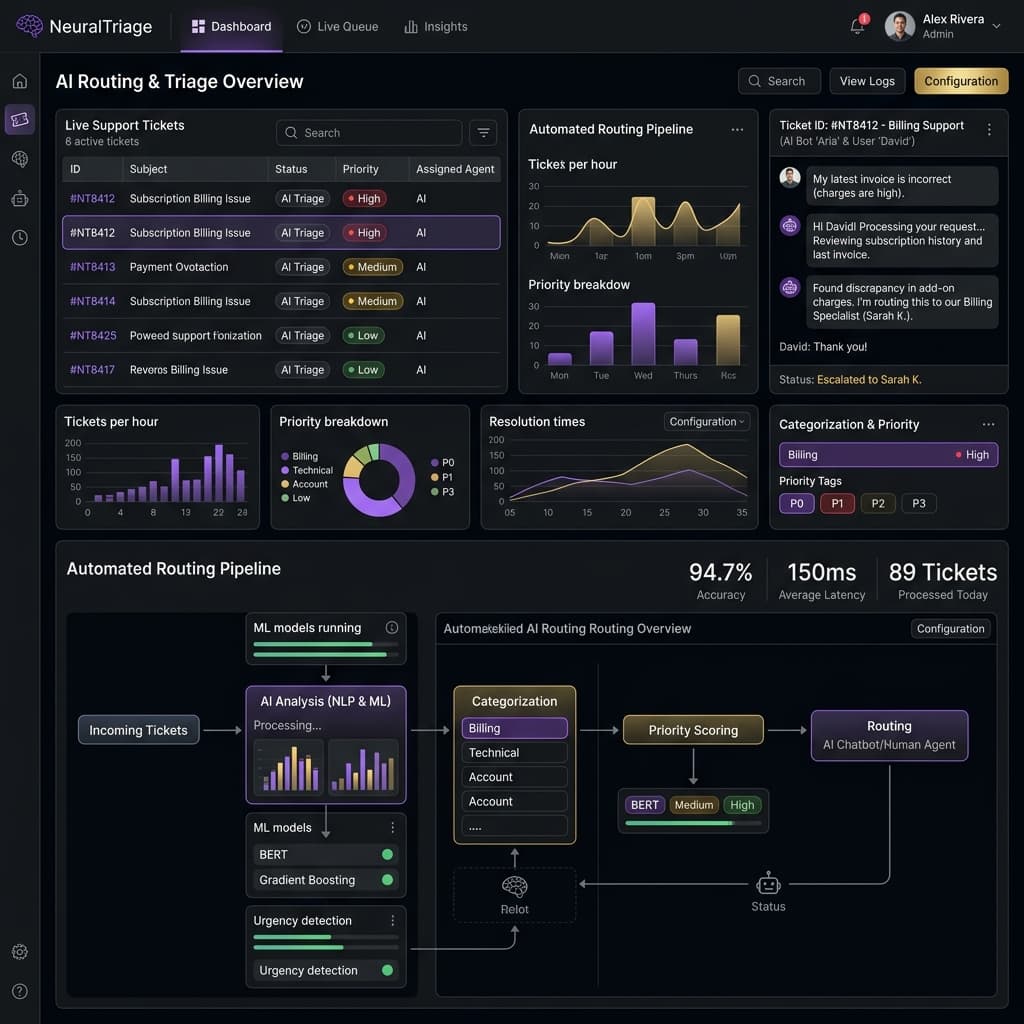 AI Triage System for SaaS